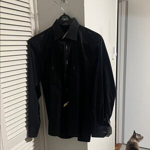 Stone Rose Black and Gray Shirt